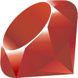 Logo of Ruby - open source programming language