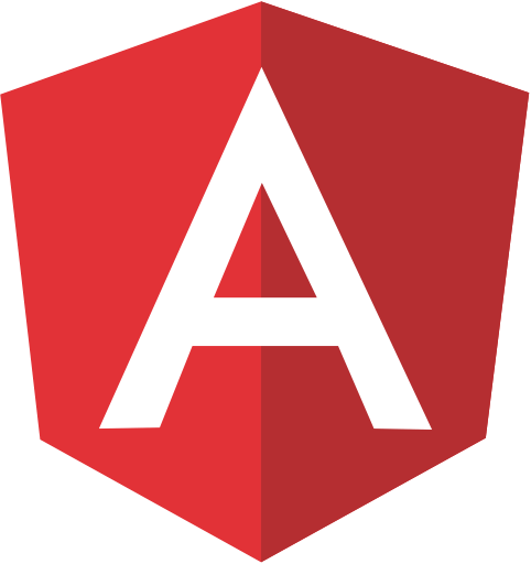 Logo of Angular JS - an open source javascript framework