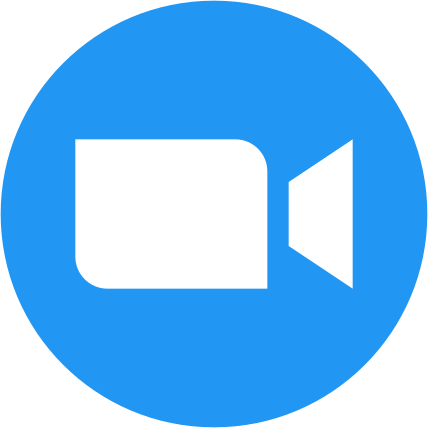 Logo of Zoom - video conferencing platform