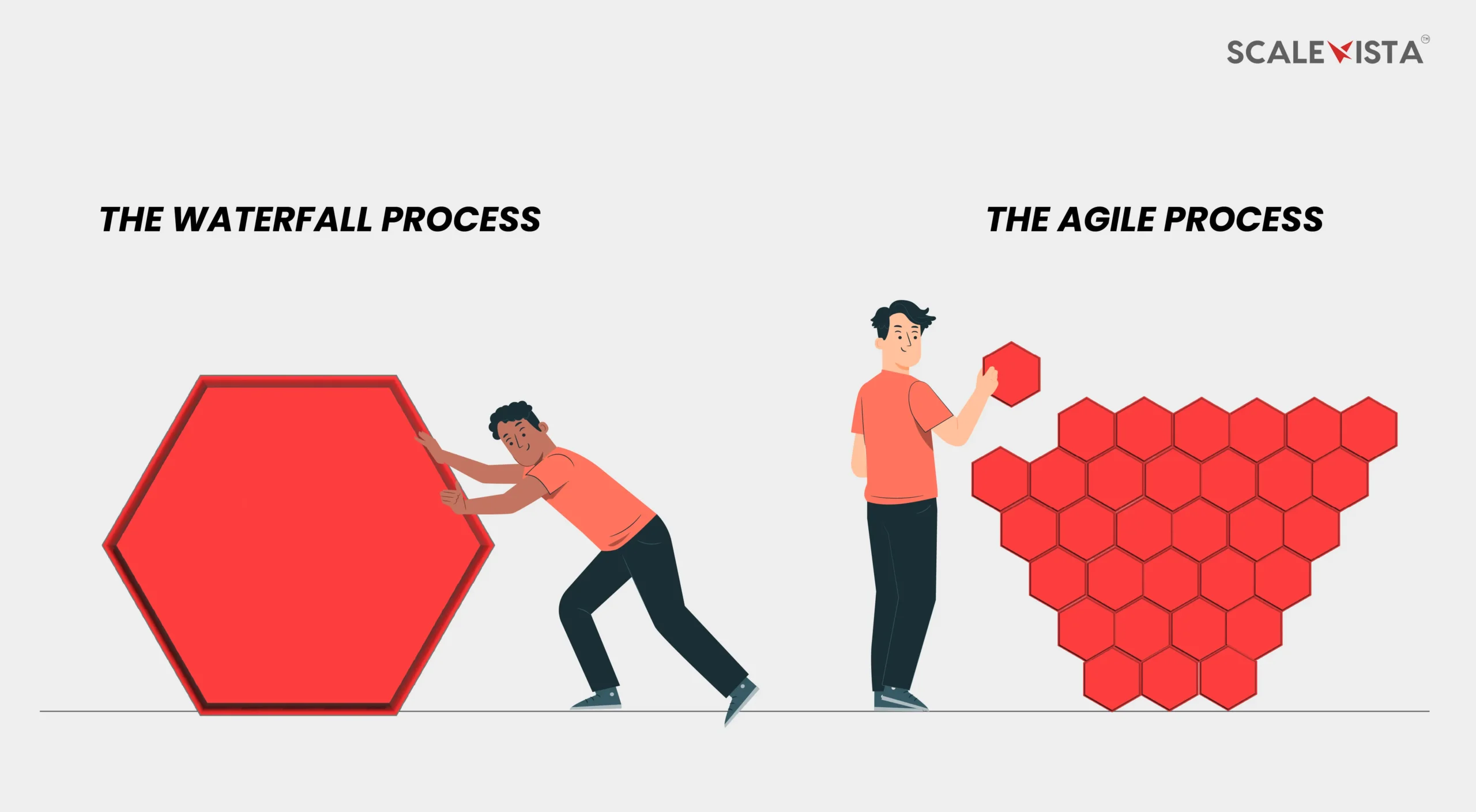 Waterfall Process vs. Agile MVP Development 
