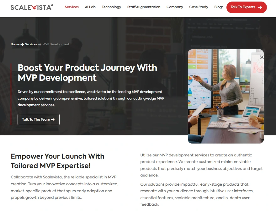 Scalevista- Best MVP Development Company in the USA