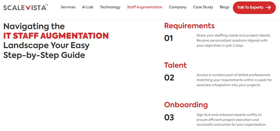 IT Staff Augmentation-Scalevista