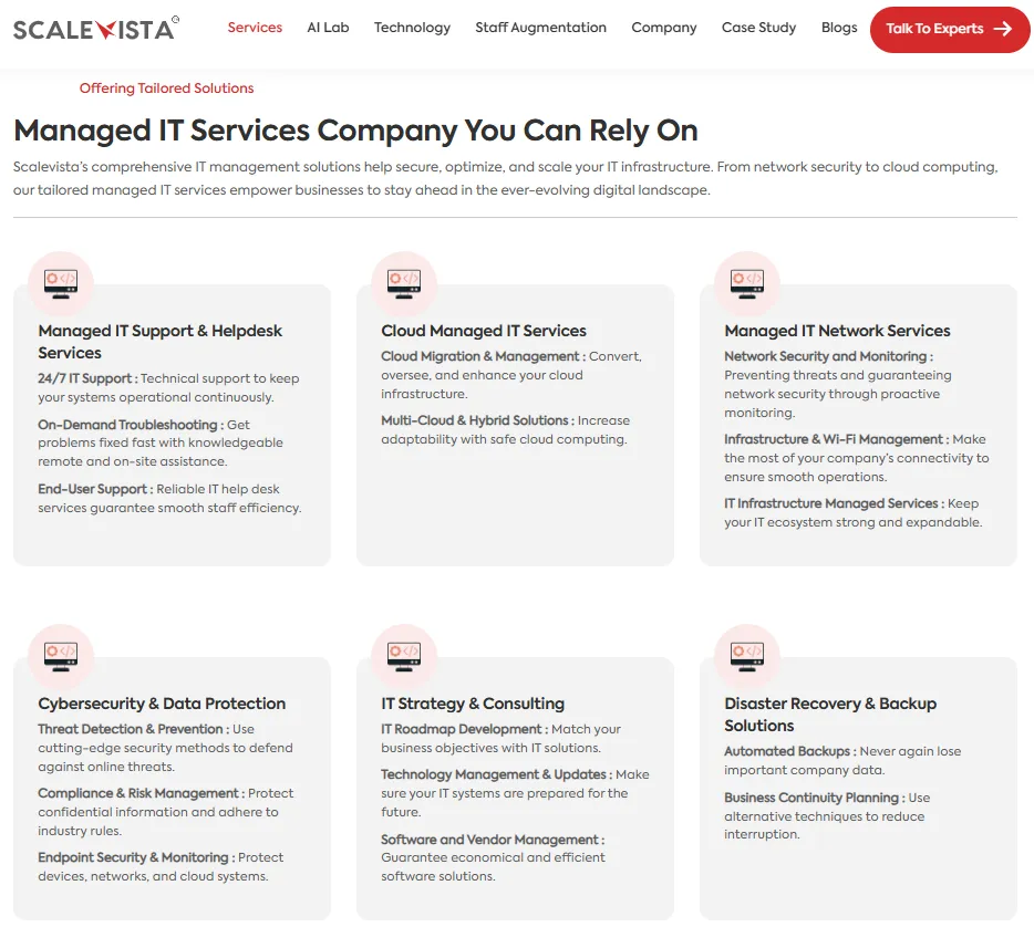 Managed IT Services Company you can rely on