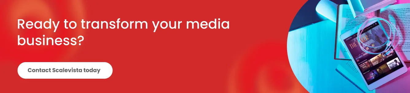 Connect with Scalevista to build your custom OTT platform with the latest technologies and seamless user experiences.